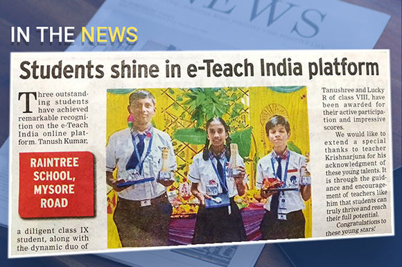 In the news – We are proud to share a recent snippet from Times of India news paper regarding eteachIndia